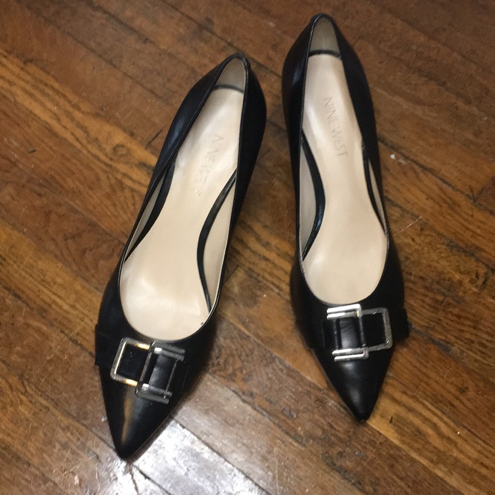 Nine West black heels